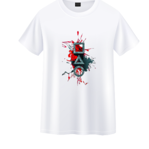 White T-shirt Design  Squid game