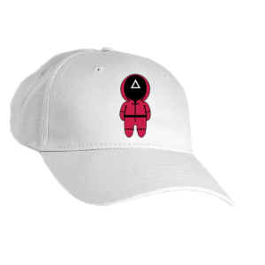 White Cap Mini Guard  Squid Game