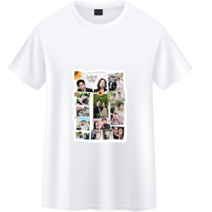White T-shirt  Mix Pics Queen of tears