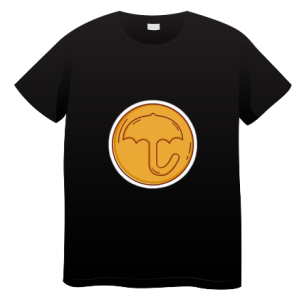 Black T-shirt squid game cookie