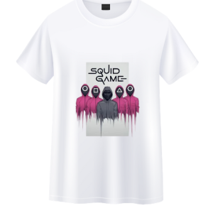 White T-shirt Front Man and Guards