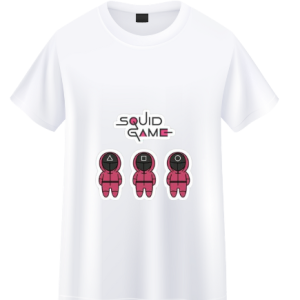 White T-shirt Mini Guards Squid Game