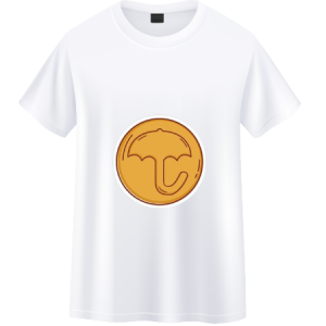 White T-shirt squid game cookie