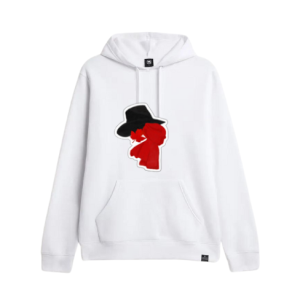 Leaf and Hat Goblin Merch-White Hoodie