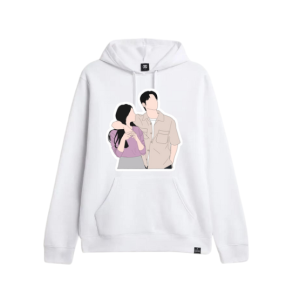 Lovely Couples Queen of tears-White Hoodie