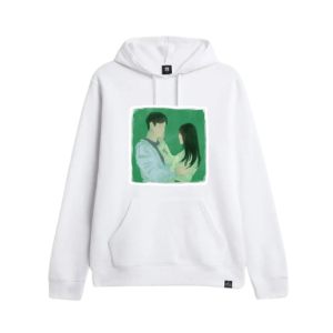 Express Emotions Queen of tears-White Hoodie