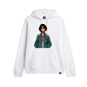 Sae Byeok Squid Game-White Hoodie