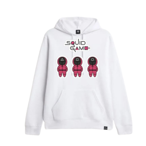 Mini Guards Squid Game-White Hoodie
