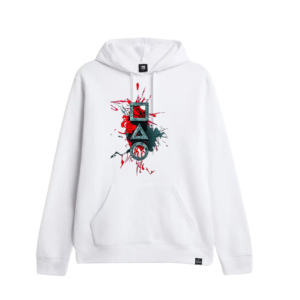 Design Squid game-White Hoodie