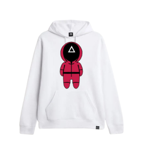 Mini Guard Squid Game-White Hoodie