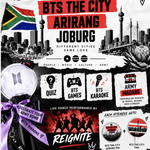 BTS THE CITY: JOBURG - 24th October 2026
